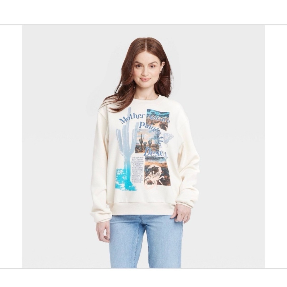 Women's Nature Paints the Desert Graphic Sweatshirt